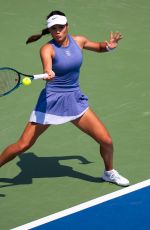 EMMA RADUCANU at First Round of WTA 1000 National Bank Open in Montreal 07/28/2025