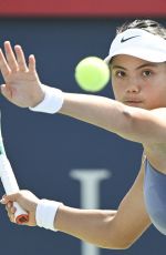 EMMA RADUCANU at First Round of WTA 1000 National Bank Open in Montreal 07/28/2025