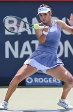 EMMA RADUCANU at First Round of WTA 1000 National Bank Open in Montreal 07/28/2025