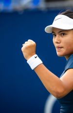 EMMA RADUCANU at Second Round of WTA 1000 National Bank Open in Montreal 07/30/2025
