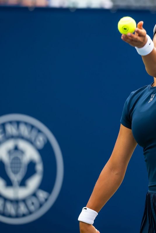 EMMA RADUCANU at Second Round of WTA 1000 National Bank Open in Montreal 07/30/2025
