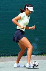 EMMA RADUCANU on the Practice Courts at Wimbledon 07/03/2025