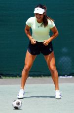 EMMA RADUCANU on the Practice Courts at Wimbledon 07/03/2025