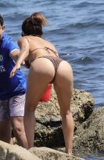 EVA LONGORIA in Bikini Enjoy Beach Day in Marbella 07/03/2025