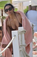 EVA LONGORIA in Bikini Enjoy Beach Day in Marbella 07/03/2025