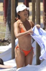EVA LONGORIA in Bikini on the Beach in Marbella 07/14/2025