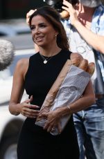 EVA LONGORIA on the Set of Searching for France at a Parisian Bakery 07/26/2025