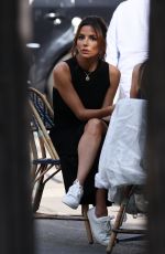 EVA LONGORIA on the Set of Searching for France at a Parisian Bakery 07/26/2025