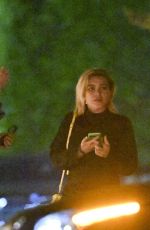 FLORENCE PUGH at Nobu and Chateau Marmont in West Hollywood 05/03/2025