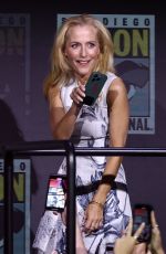 GILLIAN ANDERSON at Tron: Ares Panel at San Diego Comic-Con 07/25/2025