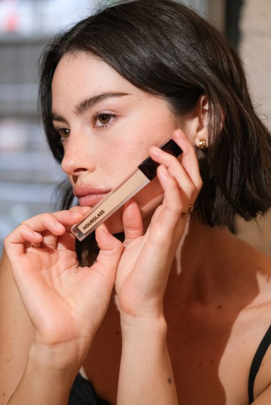 GRACIE ABRAMS at at Hourglass Cosmetics Complexion Event in New York 07/27/2025