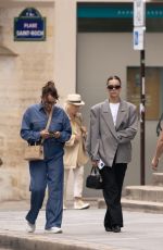 HAILEE STEINFELD Out and About in Paris 07/08/2025