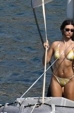 HAILEY BIEBER in Bikini at a Beach in Mallorca 07/10/2025