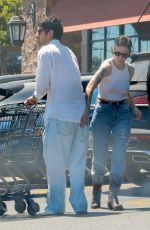 HALSEY Out for Grocery Run at Gelson
