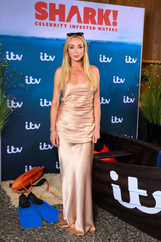 HELEN GEORGE at Shark: Celebrity Infested Waters Press Launch in London 07/09/2025