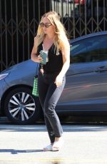 HILARY DUFF Leaves Joan