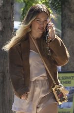 HILARY DUFF Out Shopping at Ragg Tattoo in Studio City 07/27/2025