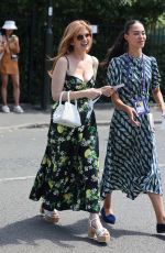 ISLA FISHER Arrives at Day One of Wimbledon in London 06/30/2025