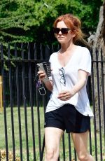 ISLA FISHER Out and About in London 07/14/2025