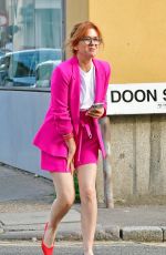 ISLA FISHER Out and About in London 07/17/2025