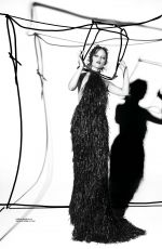 JENNA ORTEGA and Tim Burton in The Hollywood Reporter, July 2025