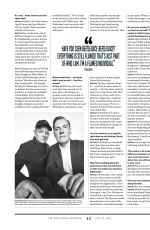 JENNA ORTEGA and Tim Burton in The Hollywood Reporter, July 2025