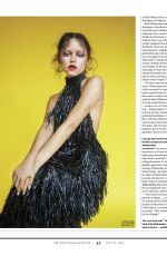 JENNA ORTEGA and Tim Burton in The Hollywood Reporter, July 2025