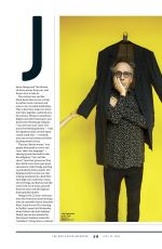 JENNA ORTEGA and Tim Burton in The Hollywood Reporter, July 2025