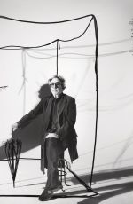 JENNA ORTEGA and Tim Burton in The Hollywood Reporter, July 2025