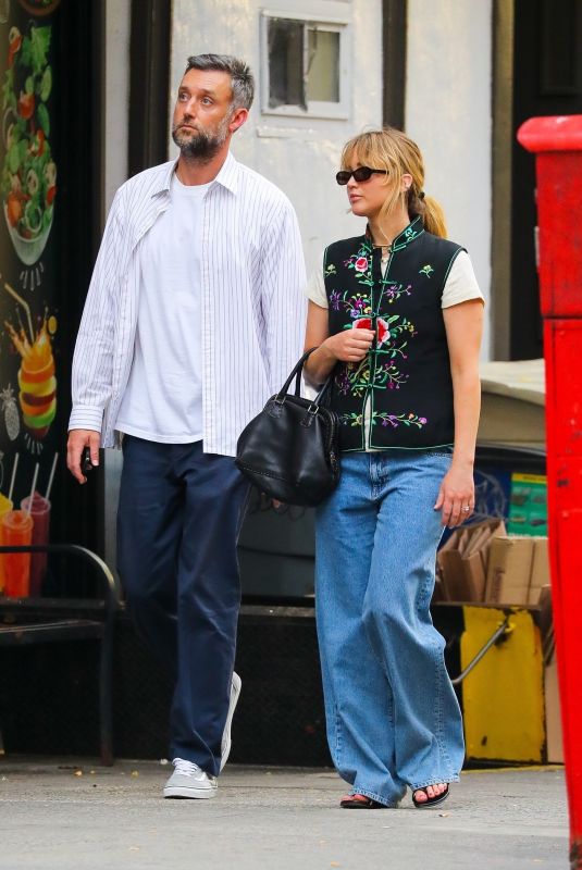 JENNIFER LAWRENCE and Cooke Maroney Out and About in New York 07/11/2025