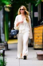 JENNIFER LAWRENCE Out for Dinner in an All-white Ensemble in New York City 07/08/2025