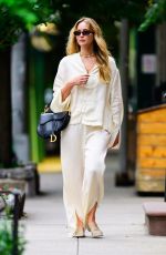 JENNIFER LAWRENCE Out for Dinner in an All-white Ensemble in New York City 07/08/2025