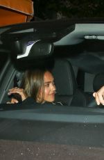 JESSICA ALBA and Danny Ramirez Out for Dinner in Los Angeles 07/23/2025