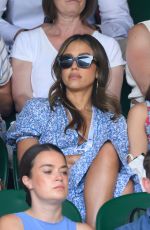 JESSICA ALBA at Evian Mountain of Youth VIP Suite at Wimbledon in London 06/30/2025