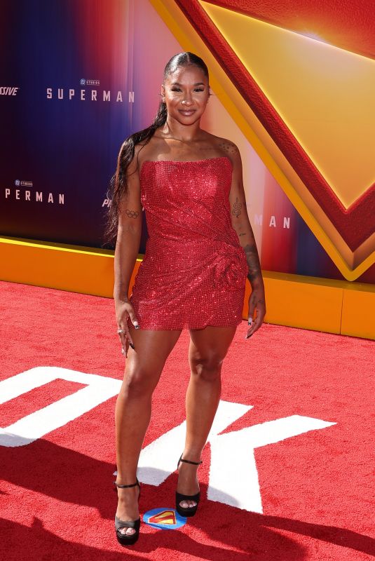 JORDAN CHILES at Superman Premiere at TCL Chinese Theatre in Hollywood 07/07/2025