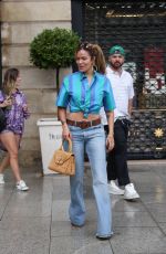 KAROL G Arrives at Schiaparelli Fitting in Paris 07/06/2025