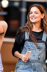 KATIE HOLMES on the Set of Happy Hours in New York City 07/22/2025
