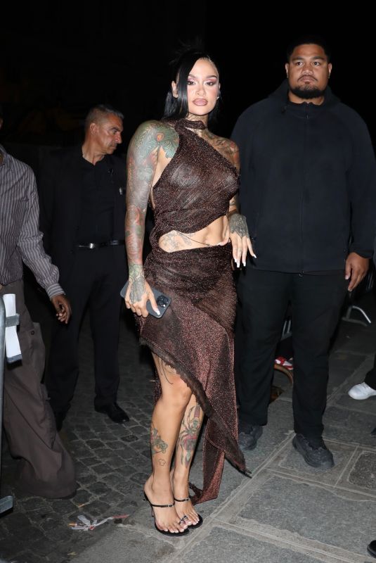 KEHLANI Arrives at Balenciaga After-party in Paris 07/09/2025