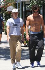 KJ Apa - shirtless out in Los Angeles 07/08/2025