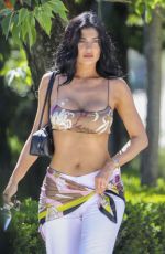 KYLIE JENNER Out on a Countryside Walk in Tuscany 07/02/2025