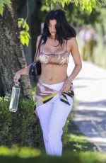 KYLIE JENNER Out on a Countryside Walk in Tuscany 07/02/2025