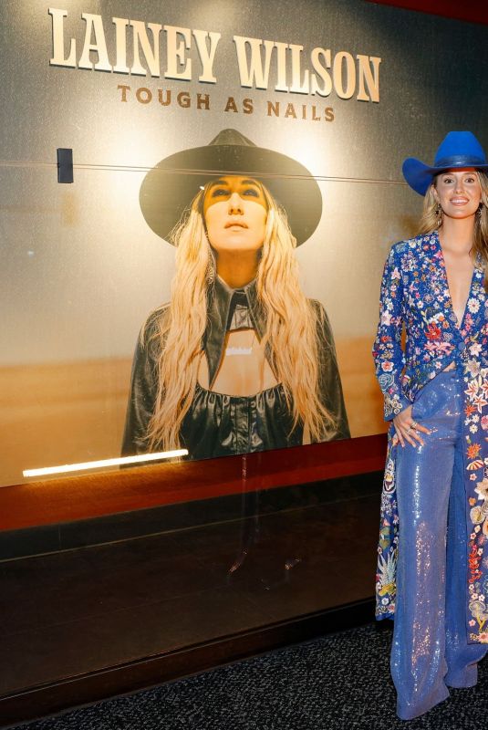 LAINEY WILSON at New Exhibition: Lainey Wilson: Tough as Nails at Country Music Hall of Fame and Museum in Nashville 07/17/2025