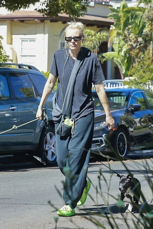 LAUREN WASSER Out with Her Dogs in Los Angeles 06/30/2025