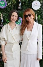 LILY COLLINS and Charlie Mcdowell at Mens