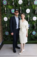 LILY COLLINS and Charlie Mcdowell at Mens