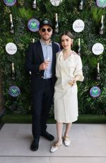 LILY COLLINS and Charlie Mcdowell at Mens