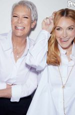 LINDSAY LOHAN and JAMIE LEE CURTIS in People Magazine, August 2025