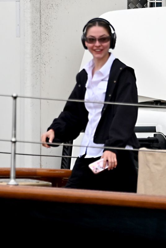 MADELYN CLINE Leaves Set of Day Drinker in Vilanova I la Geltru 05/05/2025