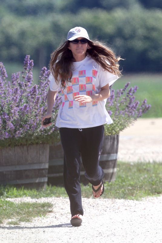 MARY KATE OLSEN Out Jogging on a Farm in The Hamptons 06/29/2025