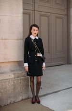 MARY LEEST Arrives at Chanel Haute Couture Fall/Winter 2025/2026 Show at Paris Fashion Week 07/08/2025